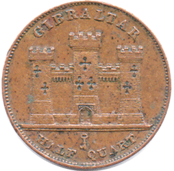 Gibraltar 1842 Half Quart