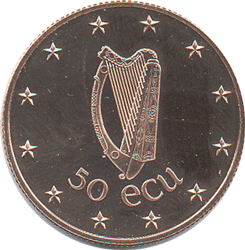 1990 Ireland 50 Ecu